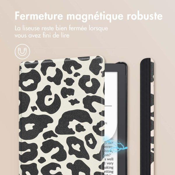 imoshion Design Slim Hard Case Sleepcover Pocketbook Verse Lite - Leopard