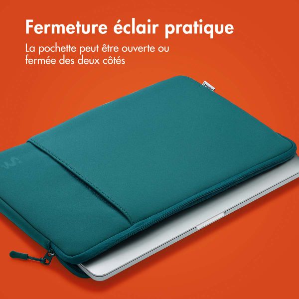 imoshion Pochette ordinateur avec compartiment 15-16 pouces - Petrol Green