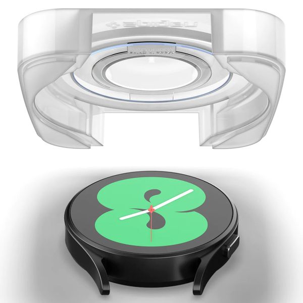 Spigen Protection d'écran EZ FIT Glas.tR avec applicateur Samsung Galaxy Watch 4 / 5 - 40 mm - Transparent