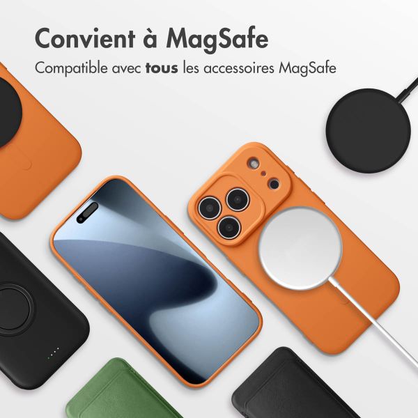 imoshion Coque Couleur avec MagSafe Apple iPhone 17 Pro - Neon Orange
