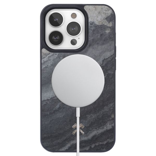 Woodcessories Coque Bumper MagSafe Apple iPhone 15 Pro Max - Camo Gray Black