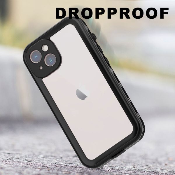 Redpepper Coque imperméable Dot Plus iPhone 14 - Noir