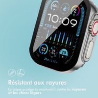 imoshion Coque rigide brillante à couverture complète Apple Watch Ultra / Ultra 2 / Ultra 3 - 49 mm - Argent