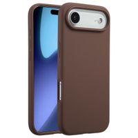 Accezz Coque Liquid Silicone avec MagSafe Apple iPhone Air - New Tea Brown