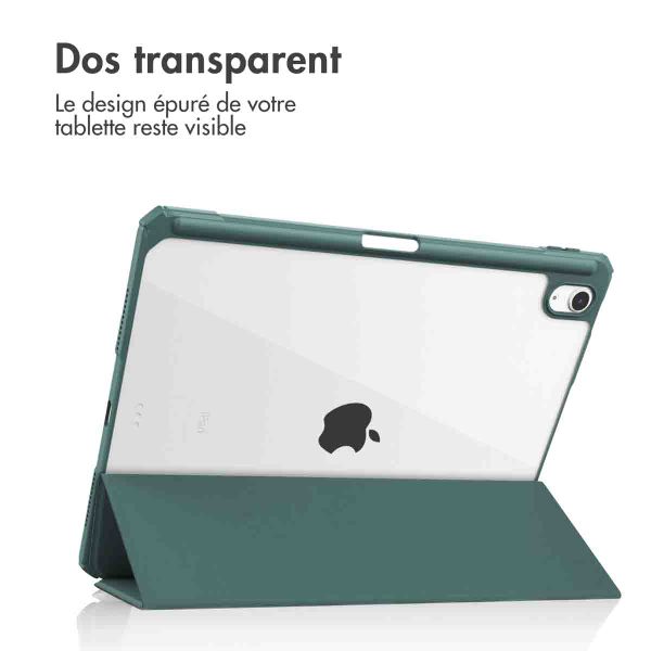 imoshion Coque tablette rigide Trifold iPad Air 11 pouces (2024) M2 / Air 5 (2022) / Air 4 (2020) - Vert