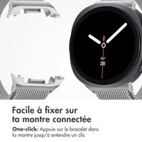 imoshion Bracelet magnétique milanais Samsung Galaxy Watch 8 (40/44mm) / Classic (46mm) - Argent