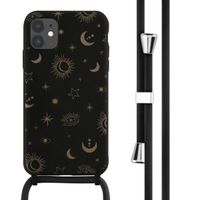 imoshion Coque design en silicone avec cordon iPhone 11 - Sky Black