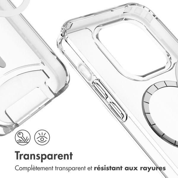imoshion Coque MagSafe avec cordon amovible Apple iPhone 15 Pro - Transparent