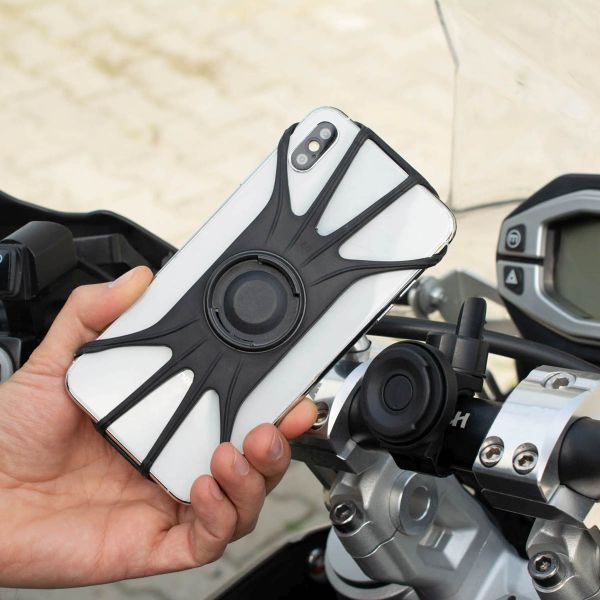 Fixed Bikee 2 – Support de téléphone pour vélo – Rotatif à 360 degrés – Universel – Noir