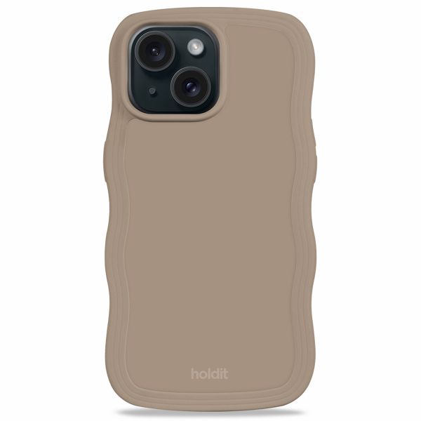 Holdit Coque Wavy Apple iPhone 13/14/15/16e - Mocha Brown