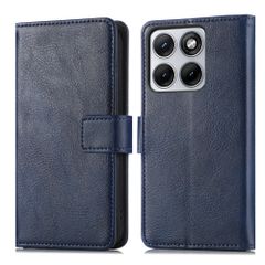 imoshion Étui de télephone portefeuille de luxe Motorola Edge 70 Fusion - Bleu foncé