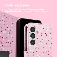 imoshion Étui de télephone portefeuille Design Samsung Galaxy A55 - Blush Berries
