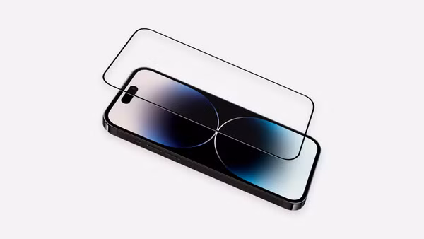 Accezz Protection d'écran en verre trempé Full Cover Apple iPhone 15 Pro