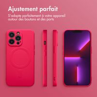 imoshion Coque Couleur avec MagSafe Apple iPhone 13 Pro - Neon Pink