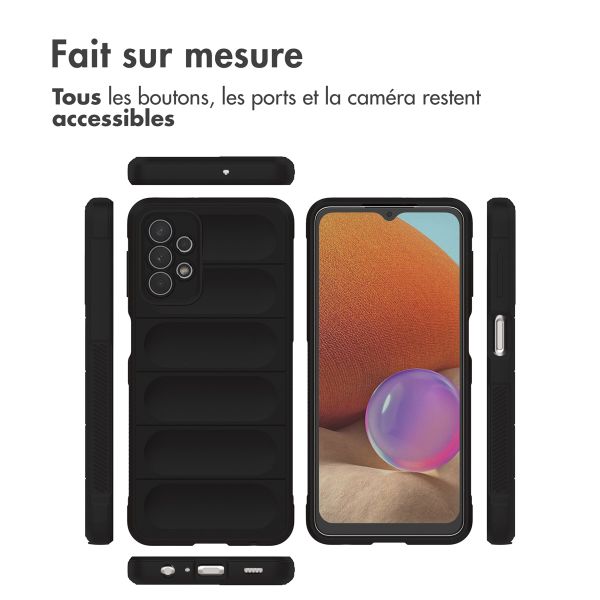 imoshion Coque arrière EasyGrip Samsung Galaxy A32 (5G) - Noir