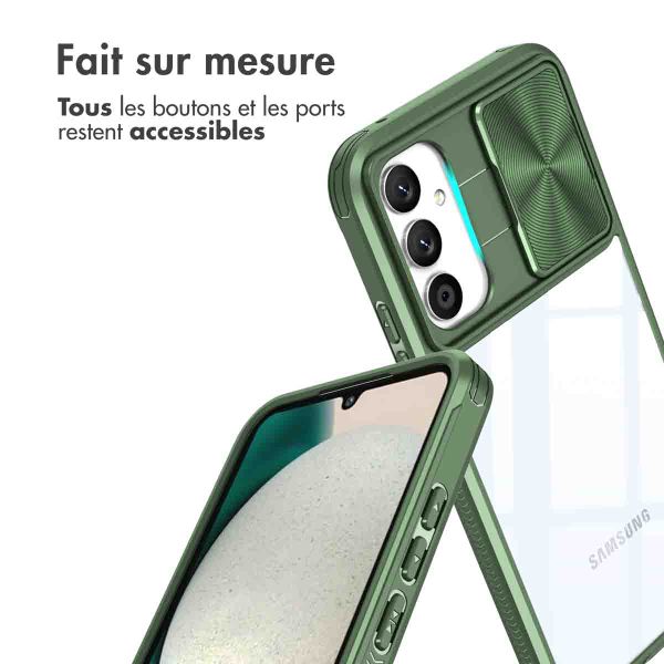 imoshion Coque arrière Camslider Samsung Galaxy A34 (5G) - Vert foncé