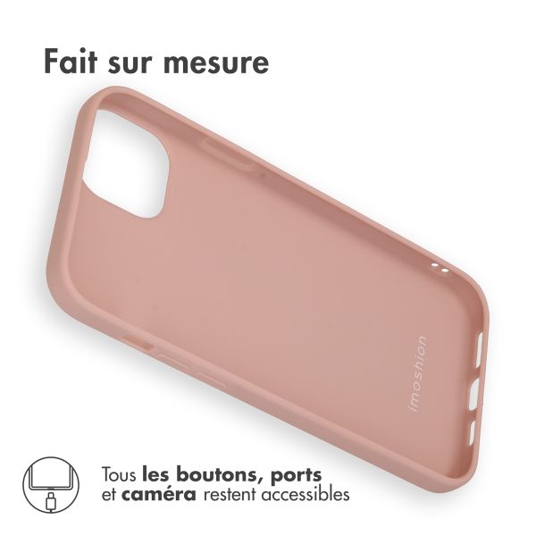 imoshion Coque Couleur iPhone 14 Plus - Dusty Pink