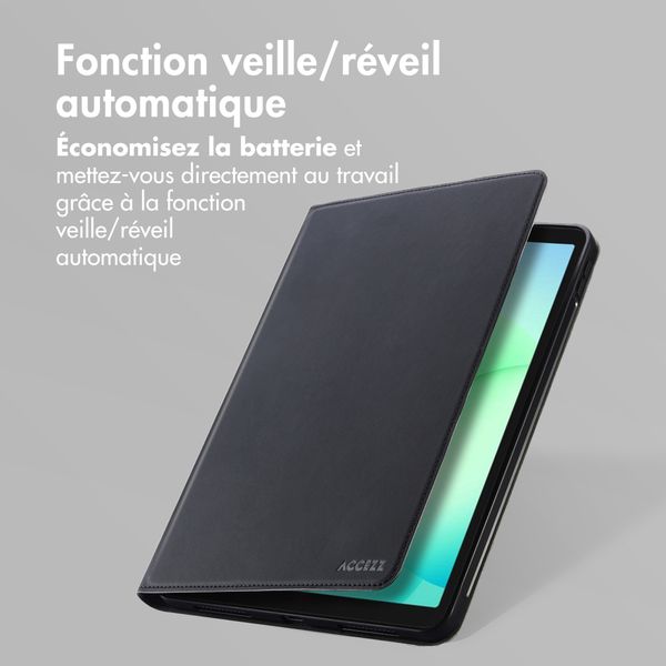 Accezz Coque tablette Classic Samsung Galaxy Tab A11 Plus - Noir