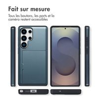 imoshion Coque arrière avec porte-cartes Samsung Galaxy S25 Ultra - Bleu foncé