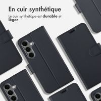 Accezz Étui de télephone Wallet Samsung Galaxy S25 - Noir