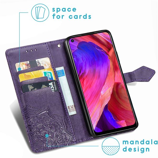 imoshion Etui de téléphone Mandala Oppo A74 (5G) / A54 (5G) - Violet