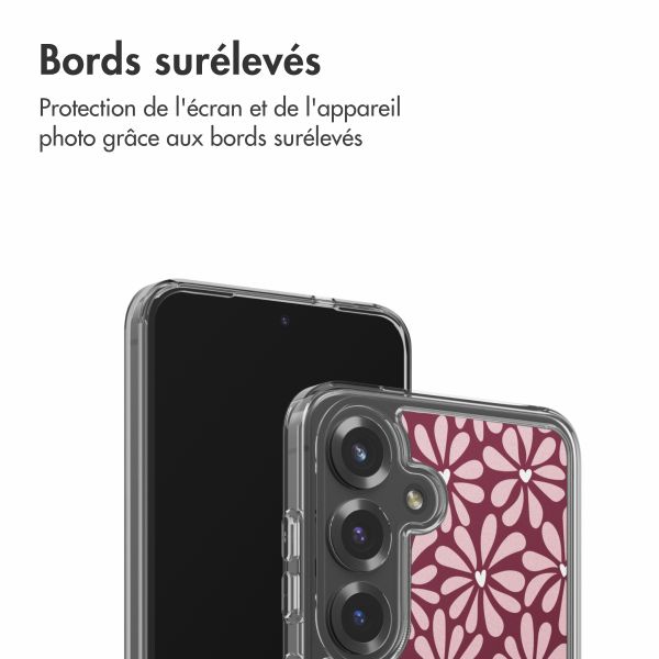 imoshion Coque Design Samsung Galaxy S25 - Bloom Love Blush