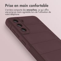 imoshion EasyGrip Backcover Samsung Galaxy S21 FE - Aubergine