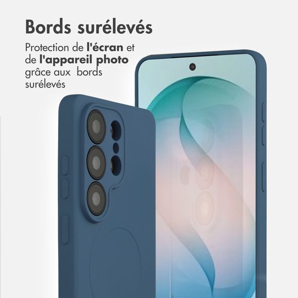 imoshion Coque Couleur avec MagSafe Samsung Galaxy S26 Ultra - Bleu foncé