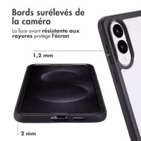 imoshion Coque 360° Full Protective Samsung Galaxy S25 Edge - Noir