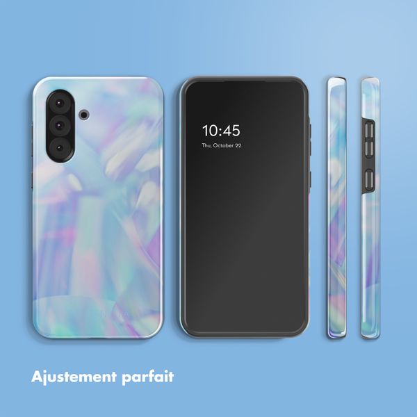 Selencia Coque arrière Vivid Samsung Galaxy A36 / A56 - Holographic Blue Dream