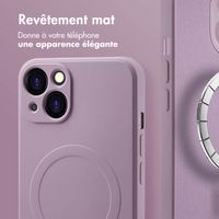 imoshion Coque Couleur avec MagSafe iPhone 13 - Violet