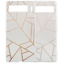 imoshion Coque Design Google Pixel 6a - White Graphic