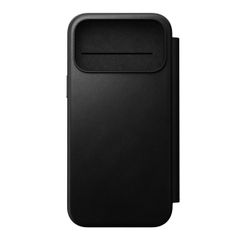 Nomad Étui de télephone portefeuille Modern Leather Folio Apple iPhone 17 Pro Max - Noir
