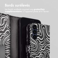 imoshion Étui de télephone portefeuille Design Samsung Galaxy A35 - Black And White