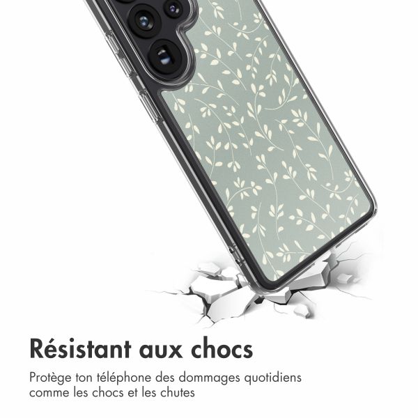imoshion Coque Design Samsung Galaxy S26 Ultra - Smoke Green Flowers