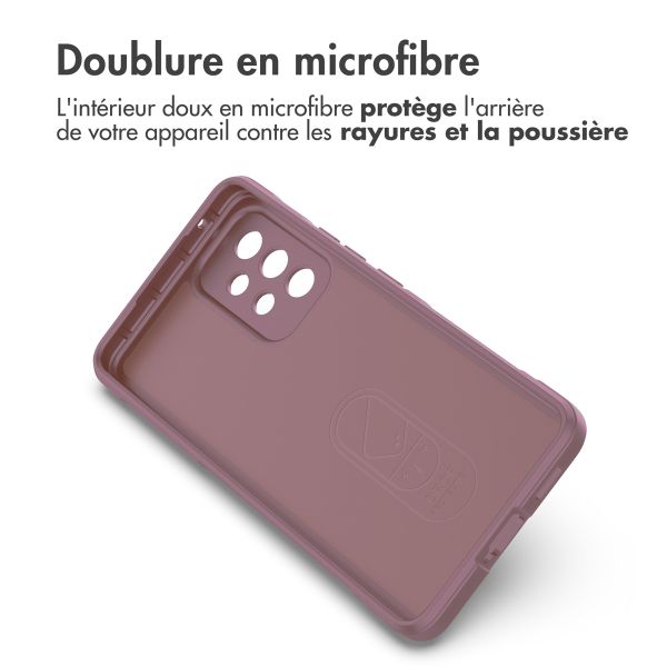 imoshion Coque arrière EasyGrip Samsung Galaxy A53 - Violet