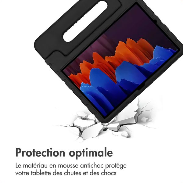 imoshion Coque kidsproof avec poignée Samsung Galaxy Tab S8 Plus / S7 Plus / S7 FE 5G - Noir