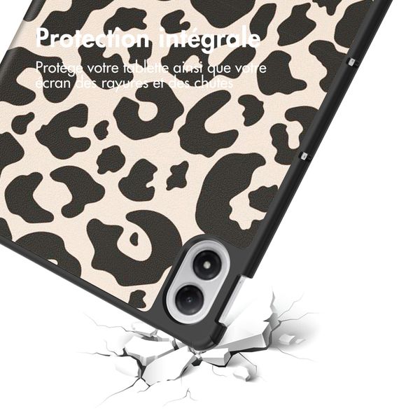 imoshion Coque tablette Design Trifold Xiaomi Redmi Pad 2 Pro - Leopard