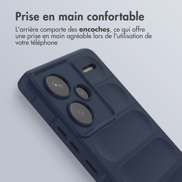 imoshion Coque arrière EasyGrip Xiaomi Redmi Note 13 Pro Plus (5G) - Bleu foncé