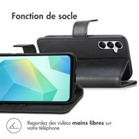 imoshion Étui de téléphone portefeuille Luxe Samsung Galaxy A26 - Noir