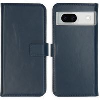 Selencia Étui portefeuille en cuir véritable Google Pixel 8a - Bleu