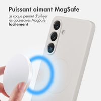 imoshion Coque Couleur avec MagSafe Samsung Galaxy S25 FE - Beige