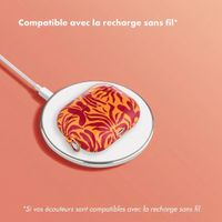 Selencia Coque Vivid  Apple Airpods Pro 3 - Tropical Vibes Apricot