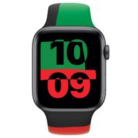 Apple Sport Band Apple Watch Series 1 á 10 / SE / Ultra (2) (44/45/46/49 mm) - Taille M/L - Black Unity