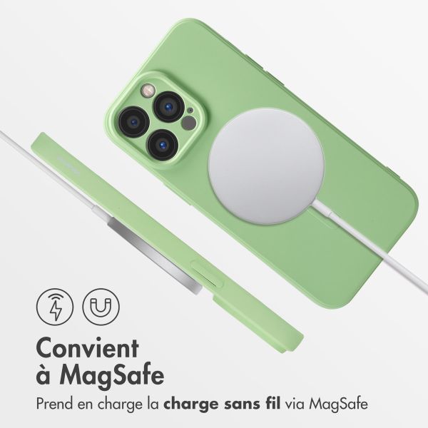 imoshion Coque Couleur avec MagSafe Apple iPhone 14 Pro Max - Vert