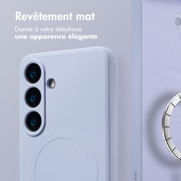 imoshion Coque Couleur avec MagSafe Samsung Galaxy S25 - Lila