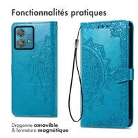 imoshion Etui de télephone Mandala Motorola Moto G84 - Turquoise