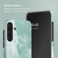 Selencia Coque arrière Vivid Samsung Galaxy S25 Plus - Marble Grayed Jade