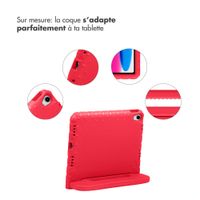 imoshion Coque kidsproof avec poignée Apple iPad 11 (2025) 11 pouces A16 / iPad 10 (2022) 10.9 pouces - Rouge