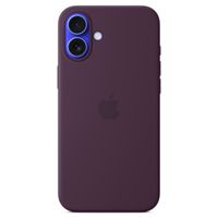 Apple Coque en silicone MagSafe iPhone 16 Plus - Plum